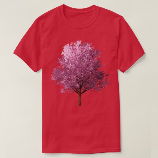 Aesthetische Japanse Sakura Cherry Blossom Tree Gr T-shirt (Design voorkant)