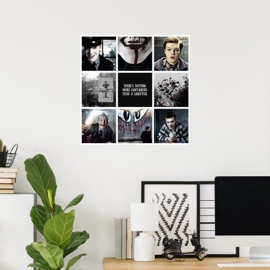 Aesthetische Jerome Valeska Poster (Thuiskantoor)