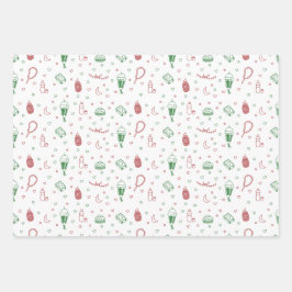 Aesthetische kleurrijke moslim Ramadan en Eid Inpakpapier Vel