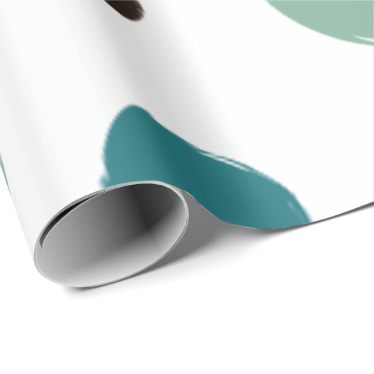 Aesthetische kleurrijke Stippen Cadeaupapier (Rol Hoek)