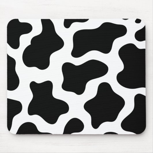 Aesthetische Koe Afdrukken Muismat (Voorkant)