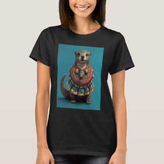 Aesthetische koolstof otter-esthetische koolstof o t-shirt