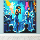 Aesthetische muziek kunst aan de muur canvas afdruk (Insitu (Houten vloer))