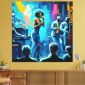 Aesthetische muziek kunst aan de muur canvas afdruk (Insitu (Woonkamer))