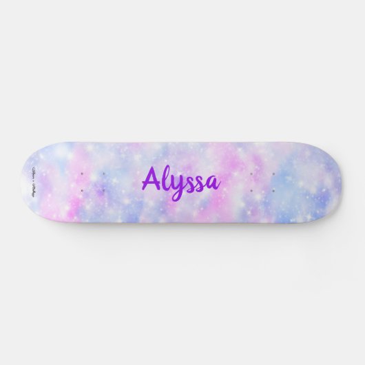 Aesthetische pasta's, speciaal gepersonaliseerd persoonlijk skateboard (Horizontaal)