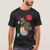 Aesthetische psychedelische kikker met trippy gala t-shirt (Voorkant)