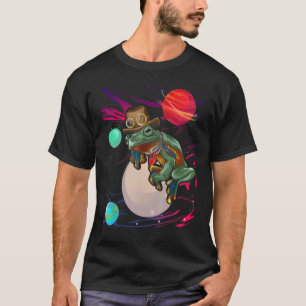 Aesthetische psychedelische kikker met trippy gala t-shirt