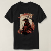 Aesthetische  Samurai Japanse Kunst Samurai Ret T-shirt (Design voorkant)