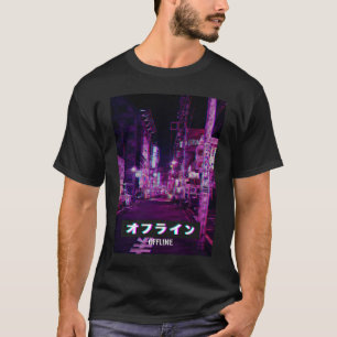 Aesthetische stijl Vaporwave Japan 80's Meme Sad G T-shirt