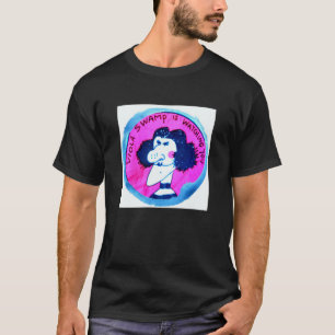 Aesthetische vioolmoerascirkel van 80 jaar t-shirt