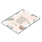 Aesthetische Waterverf Botanische leraar Notitiebo Notitieboek (Linkerzijde)