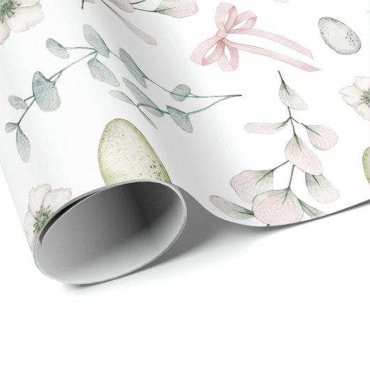 Aesthetische witte paasmakerij cadeaupapier (Rol Hoek)