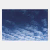 Aesthetische wolken die papier met platte vellen v (Voorkant 3)