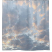 Aesthetische wolken douchekamers douchegordijn (Voorkant)