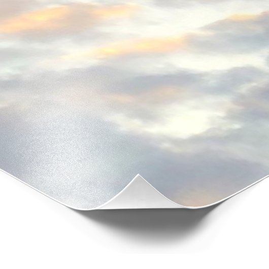 Aesthetische wolken Fotouitbreidingen Foto Afdruk (Hoek)