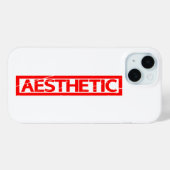 Aesthetische zegel Case-Mate iPhone case (Achterkant (horizontaal))