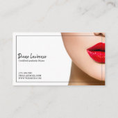 Aesthetische zuster, Doctor, Cosmetische chirurgie Visitekaartje (Achterkant)