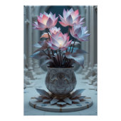 Aether-Bloom Lotus Garden Perfect Poster (Voorkant)
