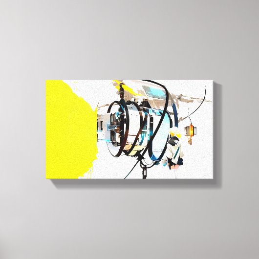 Aether Kiosk Art Canvas Afdruk (Voorkant)