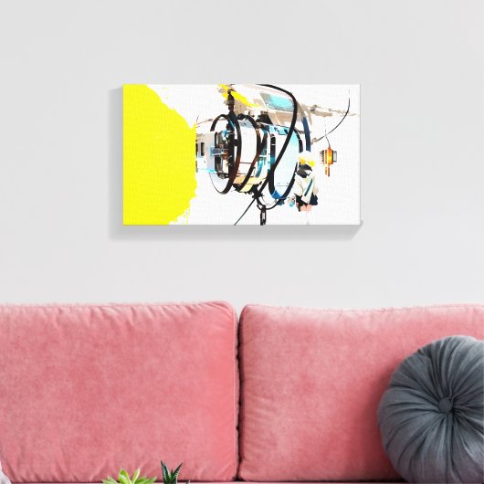 Aether Kiosk Art Canvas Afdruk (Insitu (Woonkamer))