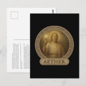 Aether Primal God Licht God Postkaart (Voorkant / Achterkant)