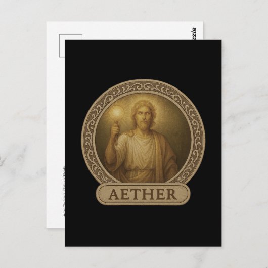 Aether Primordial Light God Postcard Briefkaart (Voorkant / Achterkant)