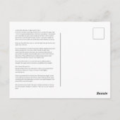 Aether Primordial Light God Postcard Briefkaart (Achterkant)