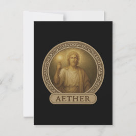 Aether Primordial Light God Postcard Briefkaart