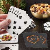 AETHER VANGUARD - AV Logo Stenen Vorm Streetwear Pokerkaarten (Insitu)