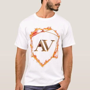 AETHER VANGUARD - AV Logo Stenen Vorm Streetwear T-shirt