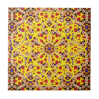 AEtheric Roos Window No. Duneen (Decimaal: 72) Tegeltje