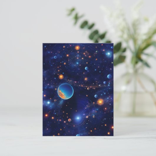 Aetherische puls briefkaart (Staand voorkant)