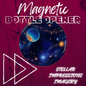 Aetherische puls button flesopener