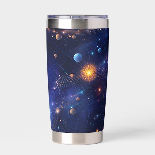 Aetherische puls geïsoleerde drinkbeker (Achterkant)