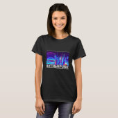 Aetherpunk Aesthetische Cyborg Energy Machine Magi T-shirt (Voorkant volledig)