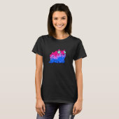 Aeticon Bisexual Pride Frog Lgbtqia+ Pride T-shirt (Voorkant volledig)