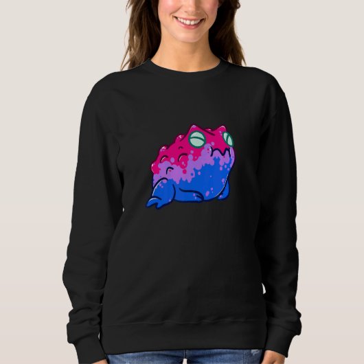 Aeticon Bisexual Pride Frog Lgbtqia+ Pride Trui (Voorkant)