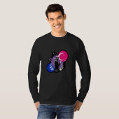 Aeticon Bisexual Witchy Hand Lgbtqia+ Pride T-shirt (Voorkant volledig)