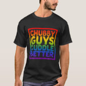AETICON Chubby jongens bedekken beter LGBT Gay Bee T-shirt (Voorkant)