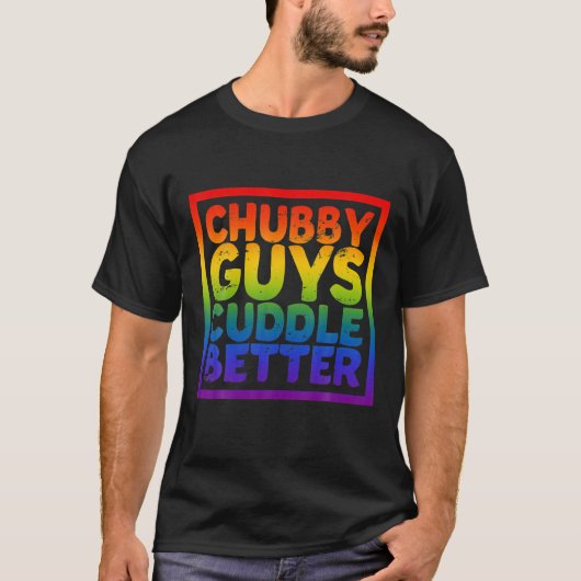 AETICON Chubby jongens bedekken beter LGBT Gay Bee T-shirt (Voorkant)