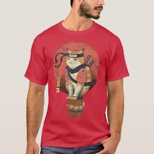 AETICON Japanse stijl Samurai Kat (2) T-shirt