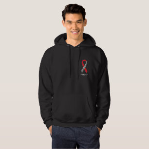 #AEWarrior Hoodie met voor- en achterbericht