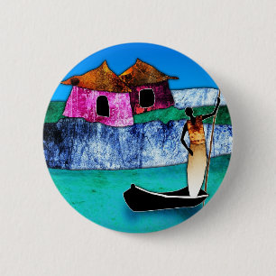 af076 Africa retro stijlgeschenken Ronde Button 5,7 Cm