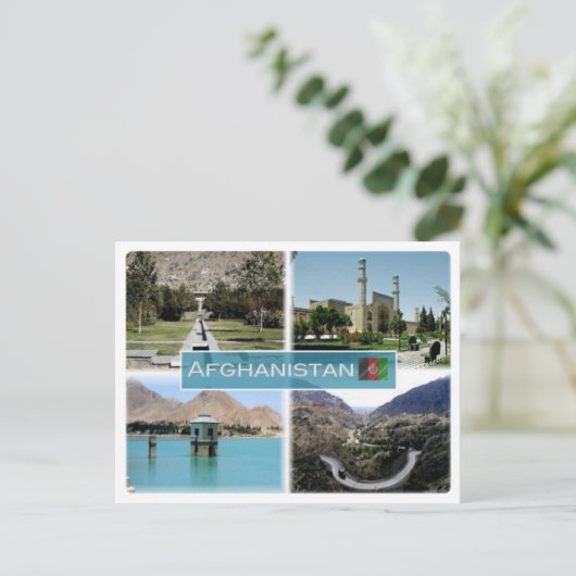 AF Afghanistan - Briefkaart (Staand voorkant)
