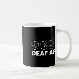 AF ASL Bewustzijn Hand Gebarentaal Dove Trots Koffiemok