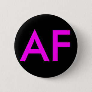 "AF.." Buttonnen en pinnen voor rugzakken Ronde Button 5,7 Cm