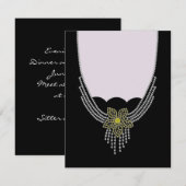 Af de nacht uit Reeksen 8 Uitnodigingen voor datum (Voorkant / Achterkant)