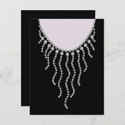 Af de nacht uit Reeksen 9 Uitnodigingen voor datum (Voorkant / Achterkant)