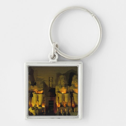 AF, Egypte, Abu Simbel. Kolossale figuren van Sleutelhanger (Voorkant)