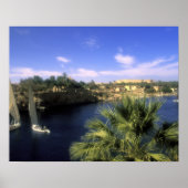 AF, Egypte, Opper-Egypte, Aswan. De Nijl Poster (Voorkant)